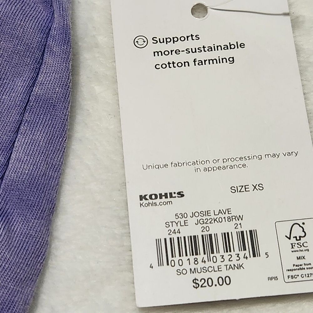 SO Brand Crop Top Size XSmall Tie Dye Purple Soft - Picture 3 of 6